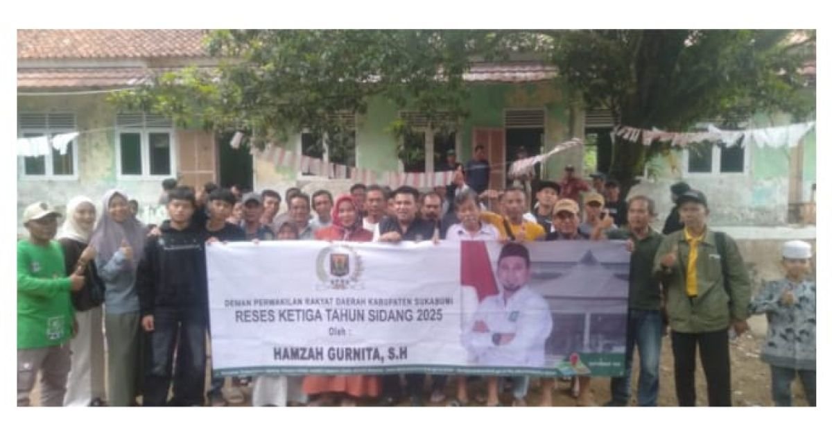 Anggota dewan DPRD kabupaten Sukabumi Hamjah Hamzah Gurnita, S.H., melaksanakan kegiatan reses ke-III tahun 2025