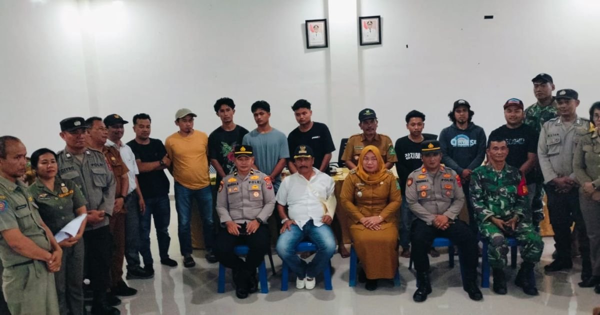 Kapolsek Serbelawan Pimpin Mediasi konflik pemuda