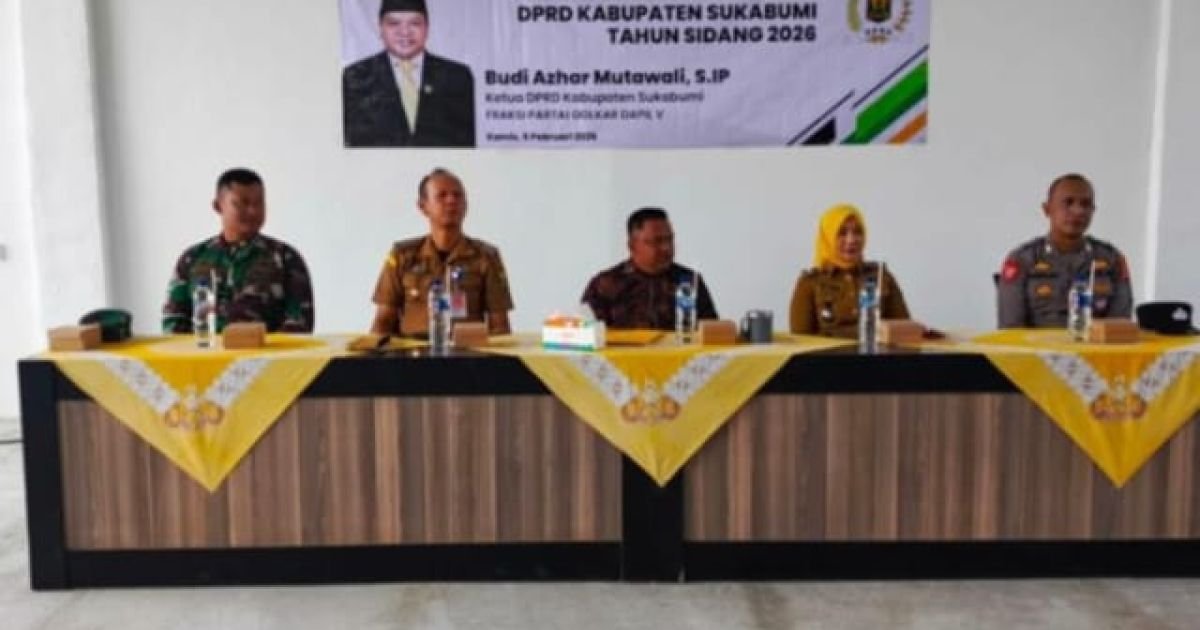 Anggota Dewan DPRD Kabupaten Sukabumi melaksanakan kegiatan Reses Kesatu,Dari Fraksi Partai Golkar Daerah Pemilihan (Dapil) V