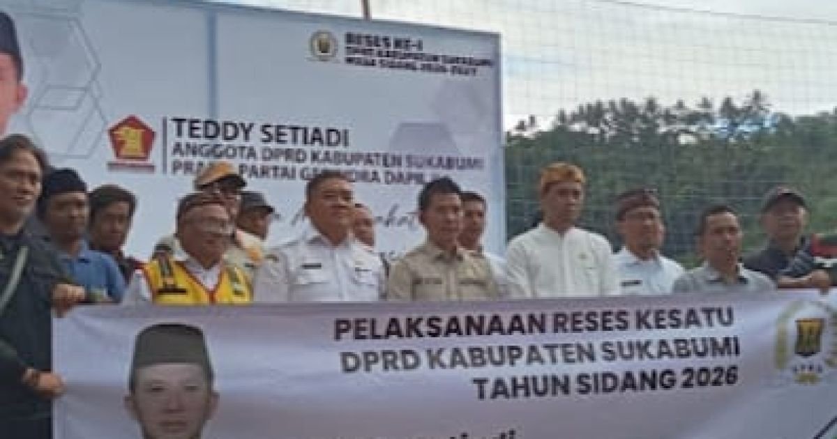 Anggota Dewan DPRD Kabupaten Sukabumi Teddy Setiadi dari Fraksi Partai Gerindra, Serap Aspirasi Warga dalam Reses Kesatu Tahun Sidang 2026