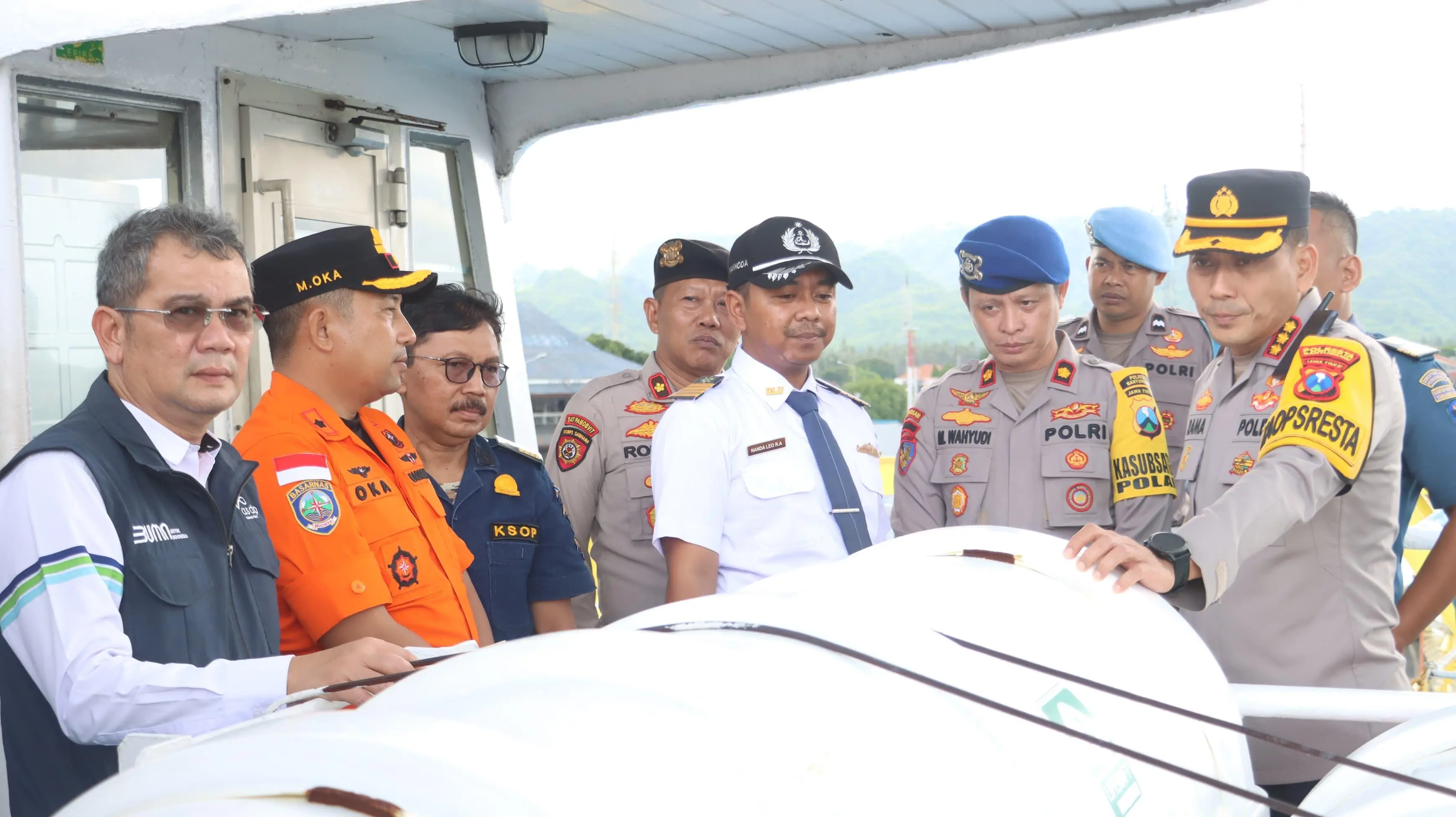 Polresta Banyuwangi Gelar Ramp Check di Pelabuhan Ketapang Jelang Nataru