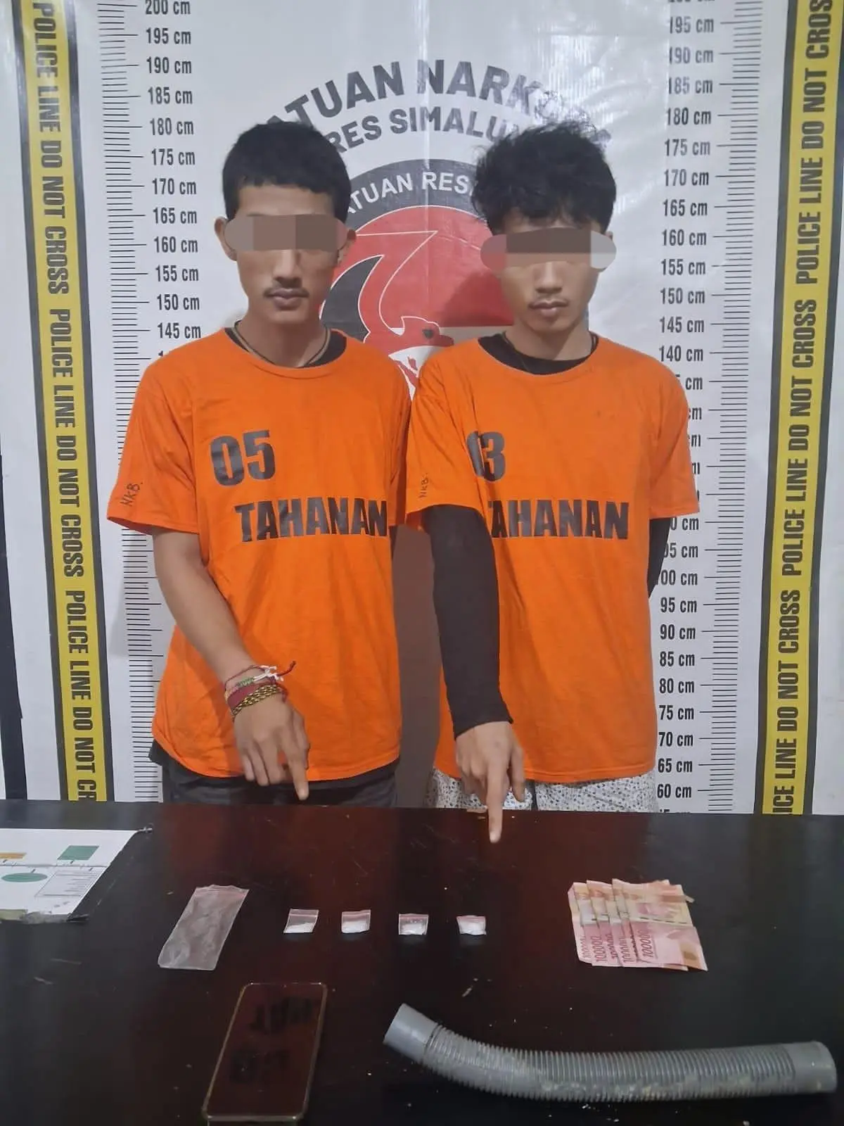 Satreskoba Polres Simalungun Ungkap Kasus Narkoba, 2 Pelaku Diamankan dan Sita 4,86 Gram Sabu