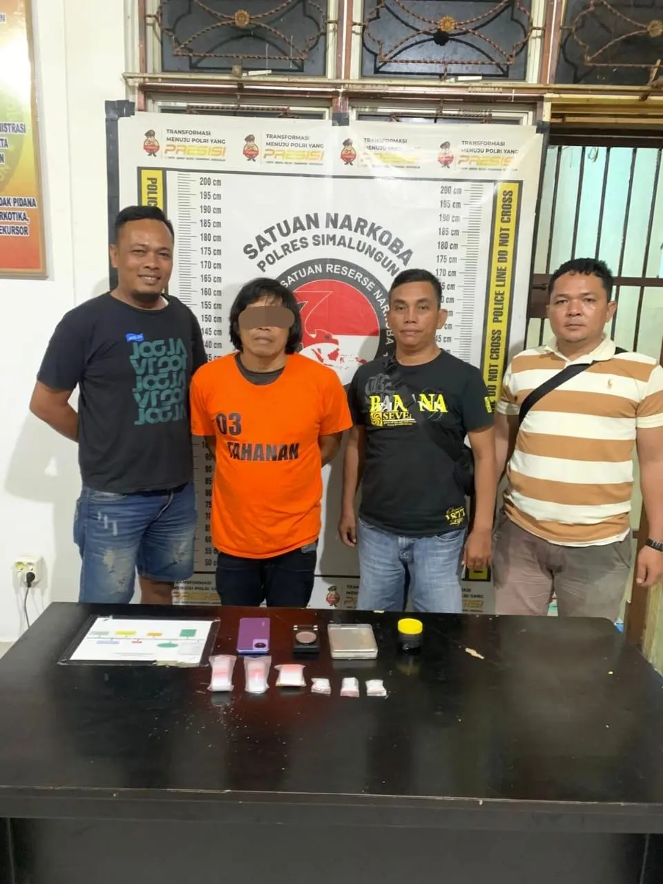 Polres Simalungun Ungkap Kasus Narkoba, 1 Orang diamankan dengan Barang Bukti Sabu 13,38 Gram