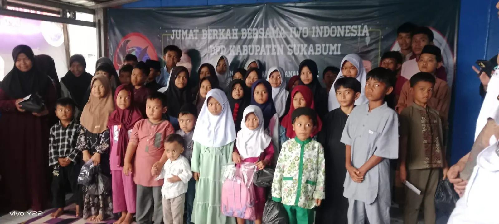 IWO Indonesia DPD Sukabumi Gelar Jumat Berkah, Santuni Anak Yatim Piatu