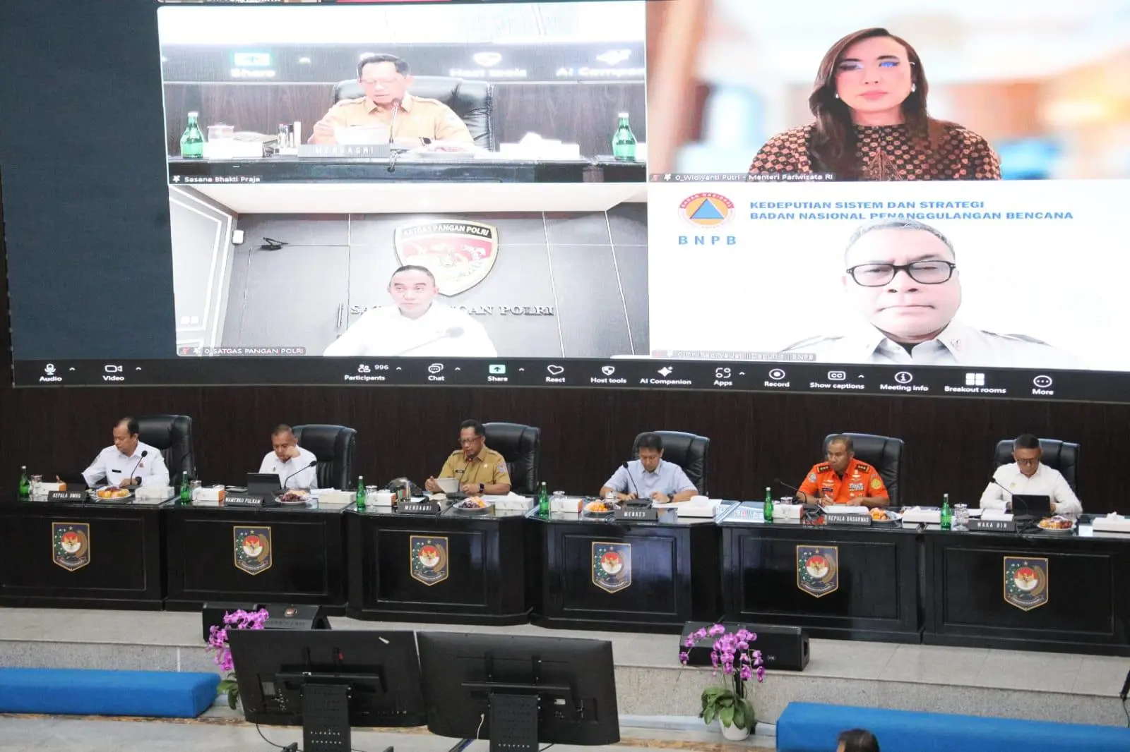 Mendagri Jelaskan Penyaluran Bantuan Pangan bagi Daerah Bencana